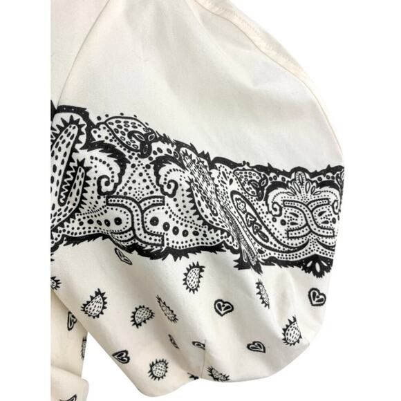 Chloé Bandana Printed Balloon-Sleeved Shirt Dress Sz FR 40/ US 8 NWOT - Picture 5 of 11